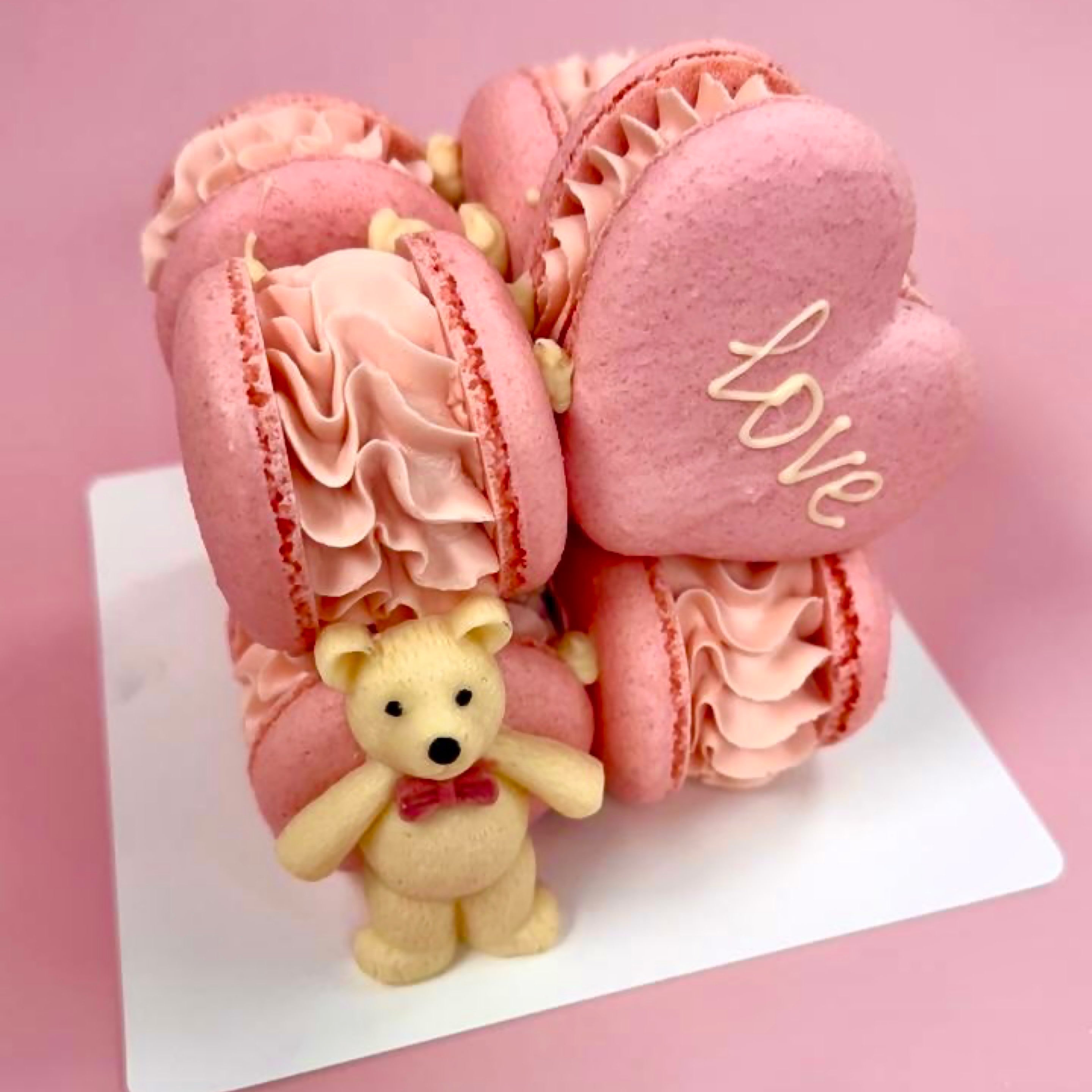 Mini macaron cake | MACAMOCHI